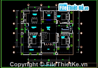 nhà vườn mái thái,Nhà vườn 1 tầng nông thôn,Nhà 1 tầng 10x12m